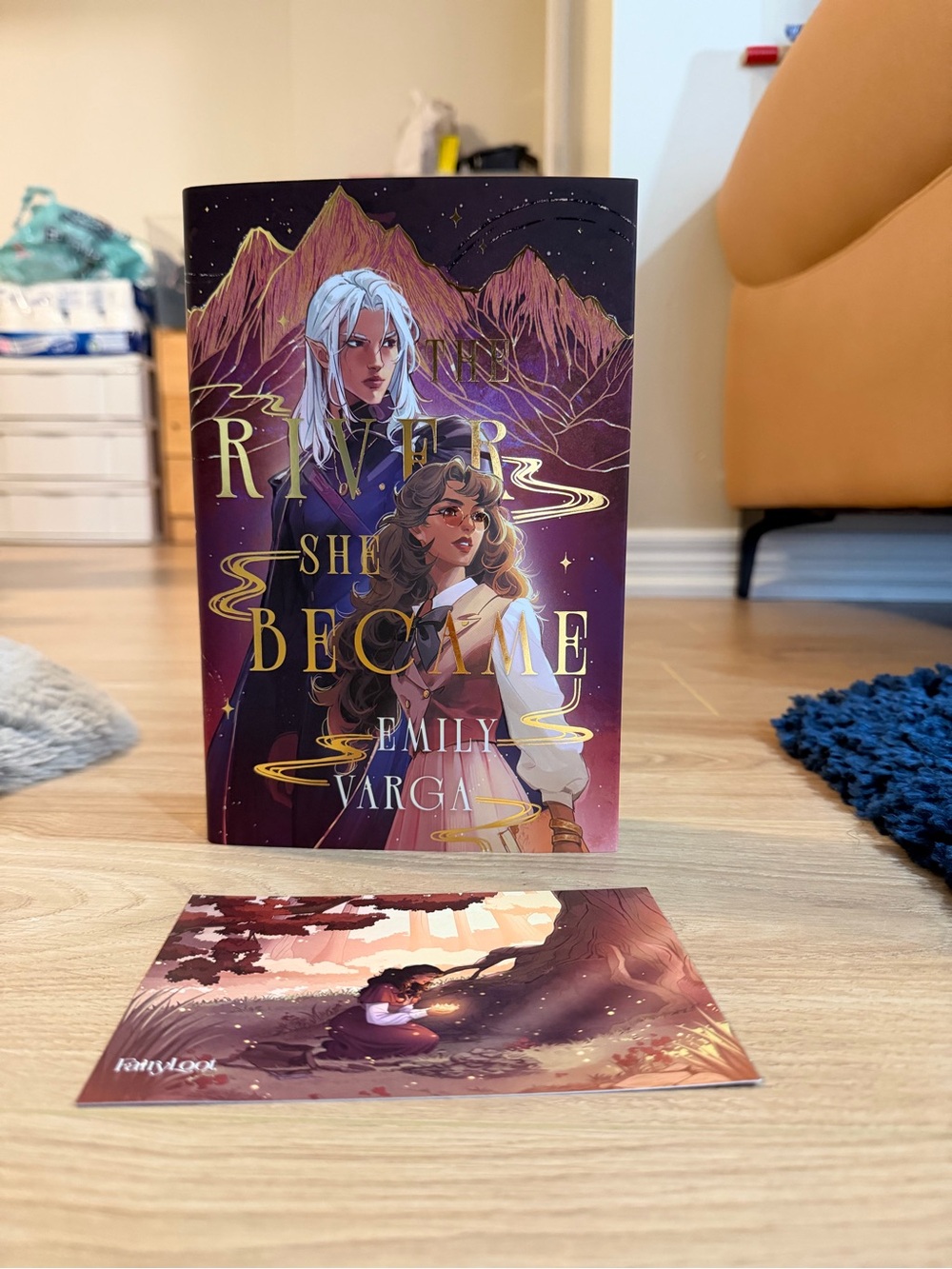Fairyloot The River She Became by Emily Varga Signed Sprayed Edges
